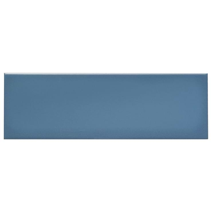 Park Hill Blue 4x12 Polished Porcelain Tile