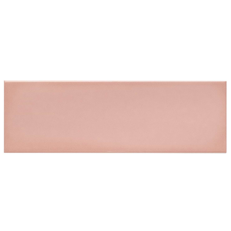 Park Hill Coral Rose Pink 4X12 Polished Porcelain Tile