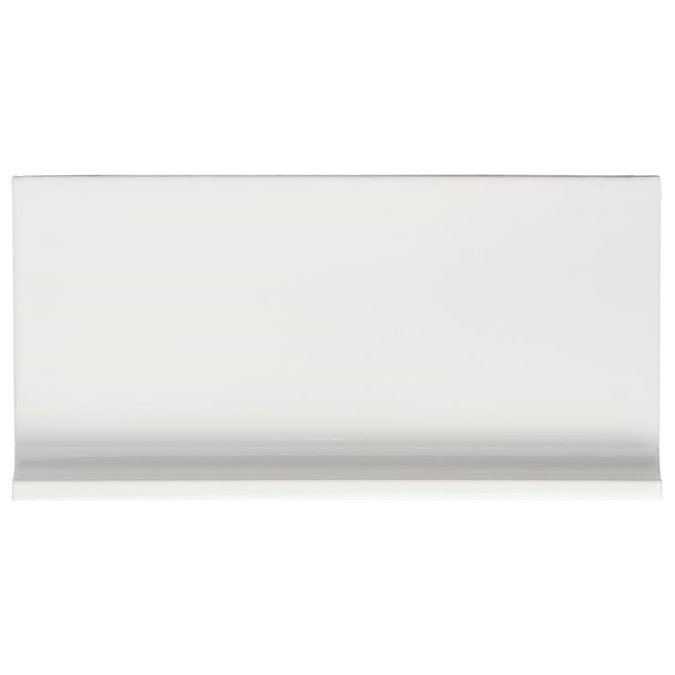 Park Hill White 4x8 Polished Porcelain Cove Base