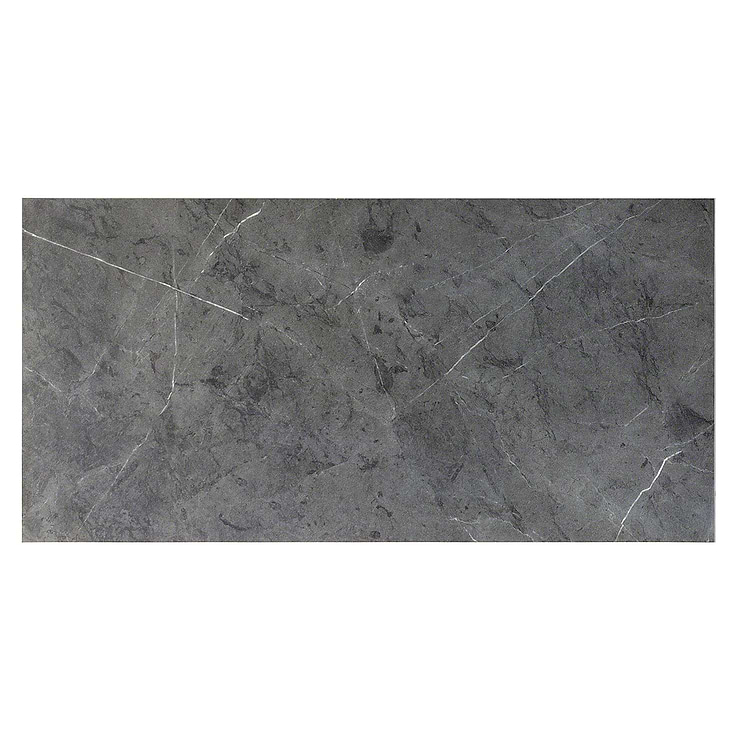 Marble Tech Amani Grey 12x24 Matte Marble Look Porcelain TIle