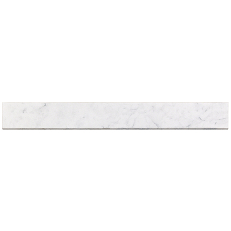 Marble Tech Bianco Gioia 3x24 Matte Porcelain Bullnose