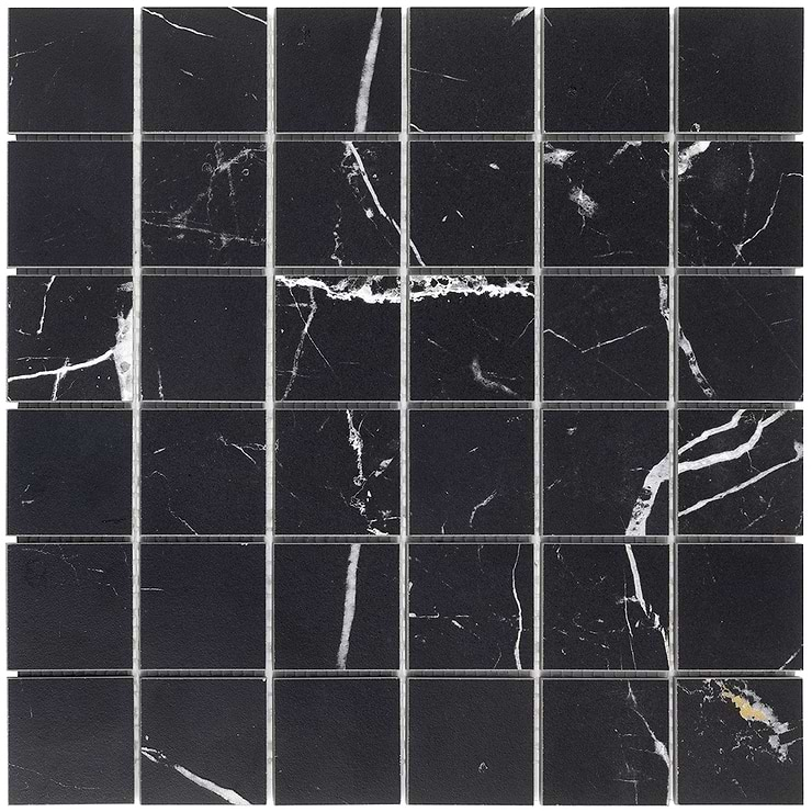 Marble Tech Port Laurent 2x2 Matte Marble Look Porcelain Mosaic Tile