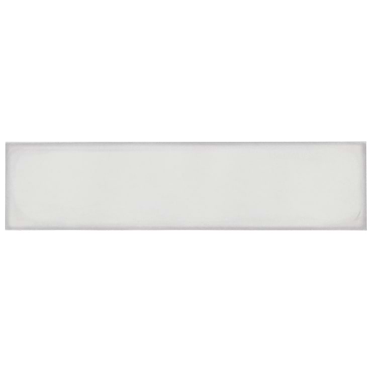 Stacy Garcia ArtBlock Bianco White 4x16 Glossy Porcelain Tile