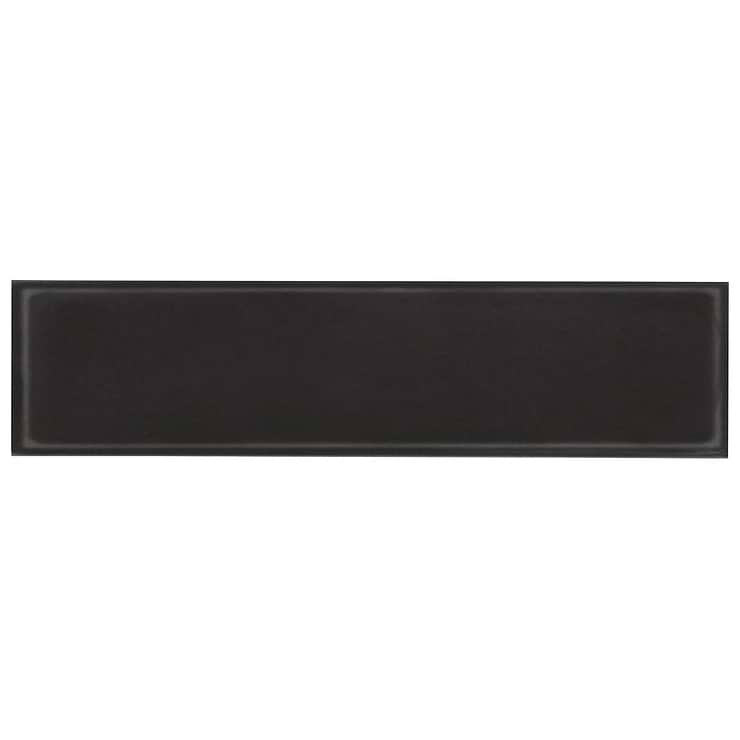 Stacy Garcia ArtBlock Nero Black 4x16 Matte Porcelain Tile