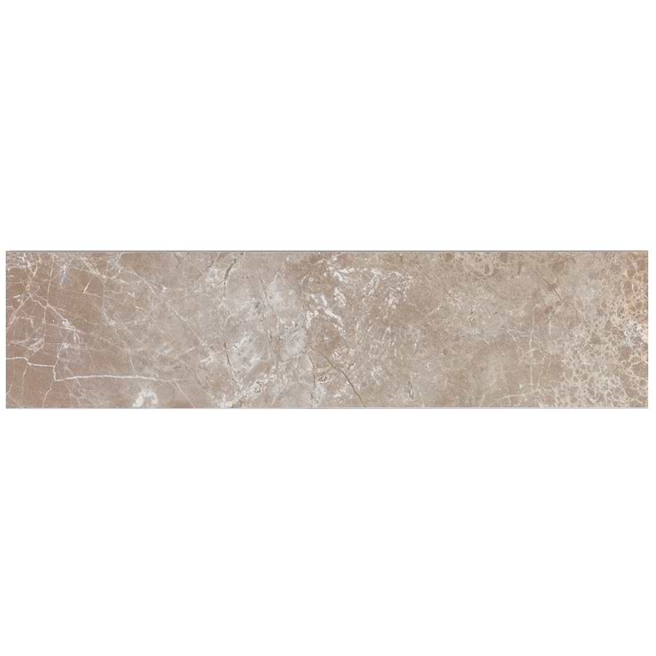 Marmo Perfetto Tortora Gray 4x16 Semi-Polished Porcelain Tile
