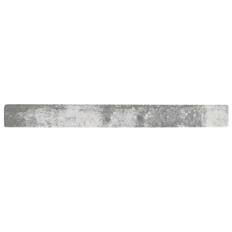 English Brick Light Gray 2x18 Matte Porcelain Tile