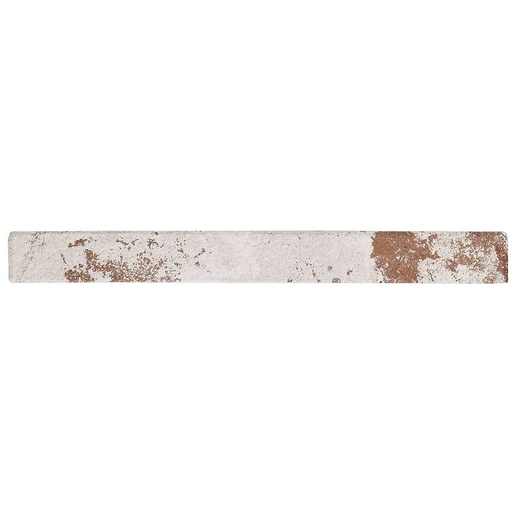 English Brick White 2x18 Matte Porcelain Tile