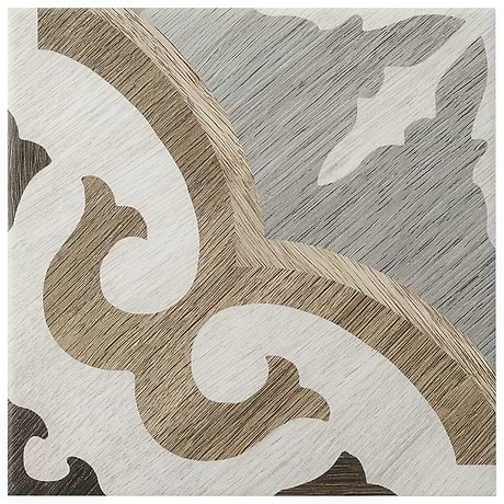 Encaustic Look Porcelain Tile for Backsplash,Kitchen Floor,Kitchen Wall,Bathroom Floor,Bathroom Wall,Shower Wall,Shower Floor,Outdoor Wall,Commercial Floor