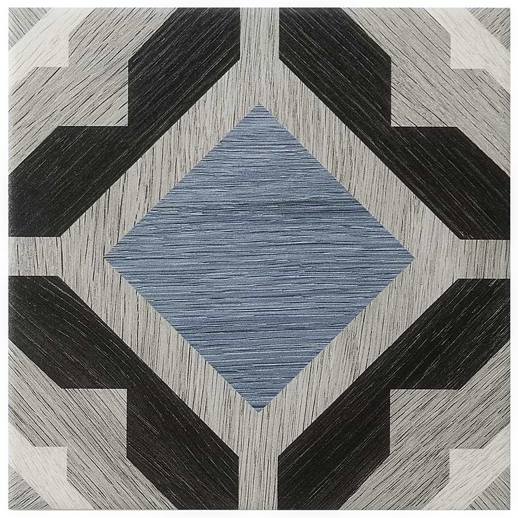 Delancey Starwood Blue 8x8 Matte Porcelain Tile