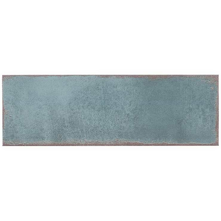 Los Lunas Blue 4x12 Polished Ceramic Subway Wall Tile