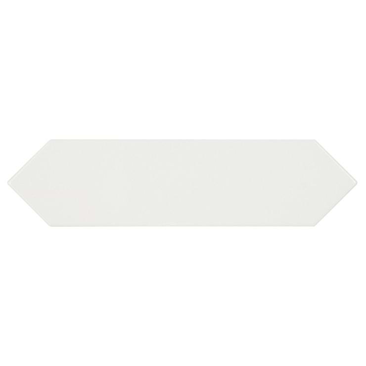 Tehama White 3x12 Picket Crackled Ceramic Tile