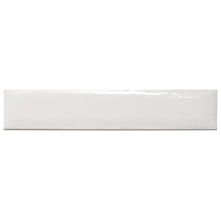 Paint Bianco White 3x16 Glossy Porcelain Subway Tile