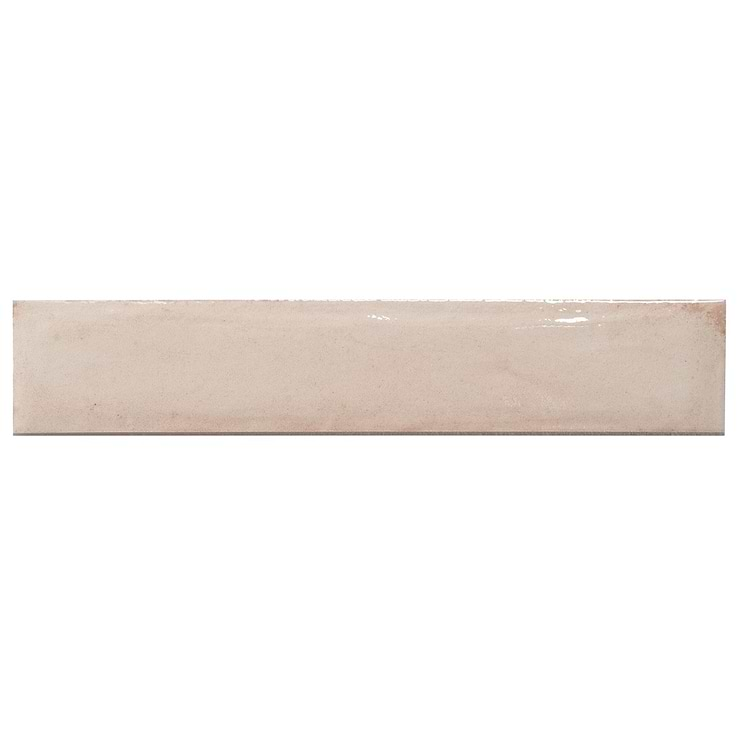 Paint Rosa Pink 3x16 Glossy Porcelain Subway Tile