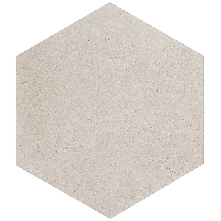 Pergola Taupe 12.5" Hexagon Matte Porcelain Tile