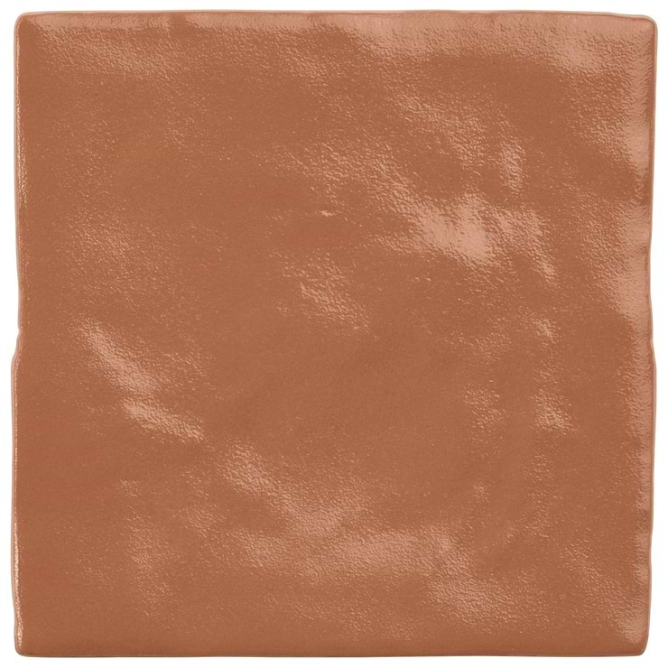 Montauk Terracotta 4x4 Mixed Finish Ceramic Tile