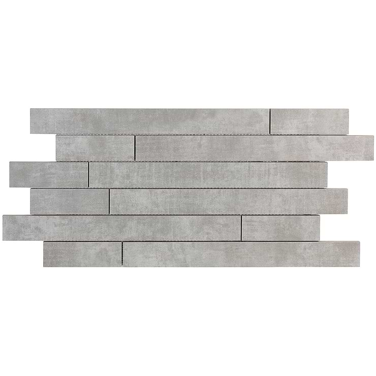 Basic Roadway Cement Grigio Matte Porcelain Mosaic Tile