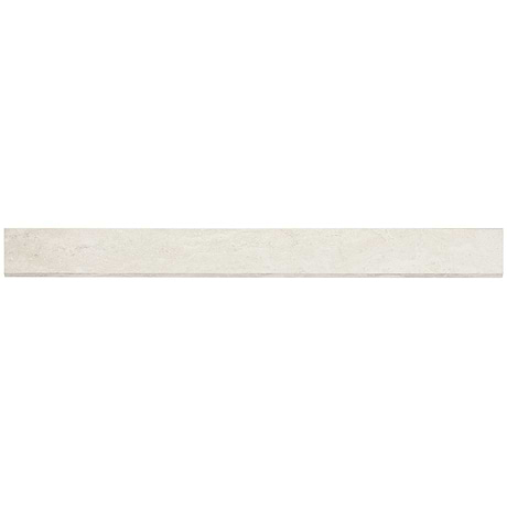 Basic Travertine Beige & Cream 2x24 Matte Porcelain Bullnose 