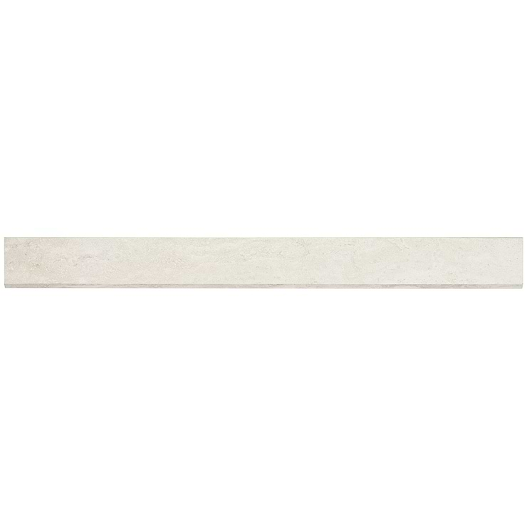 Basic Travertine Beige & Cream 2x24 Matte Porcelain Bullnose 