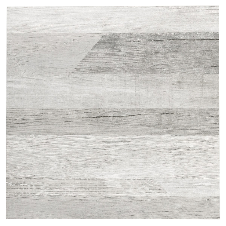 Caribou Silver 24x24 Matte Porcelain Wood Look Tile