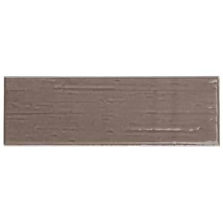 Kiln Dark Gray 3x9 Polished Porcelain Subway Tile