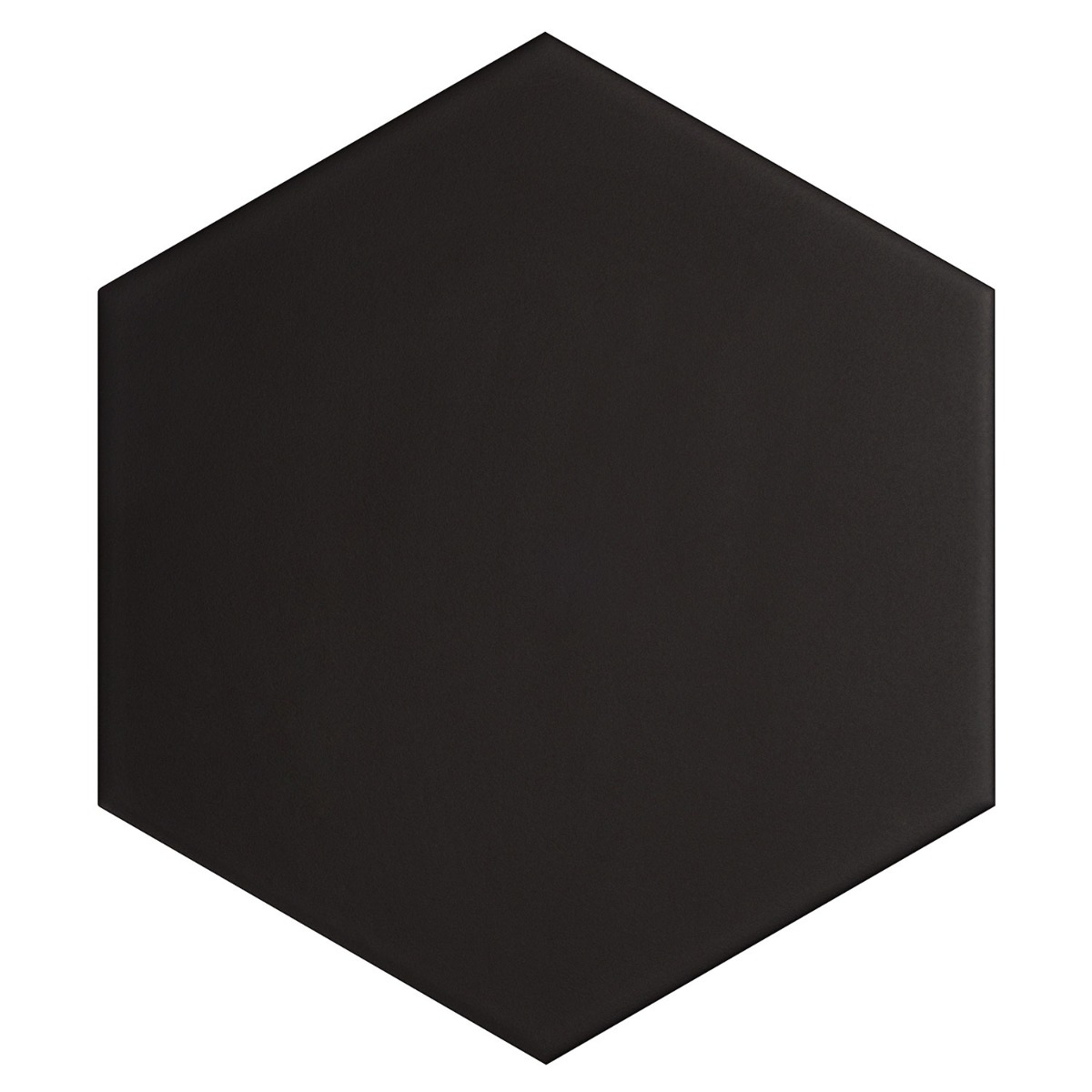 Symetro Hexagon Black 10" Matte Porcelain Tile