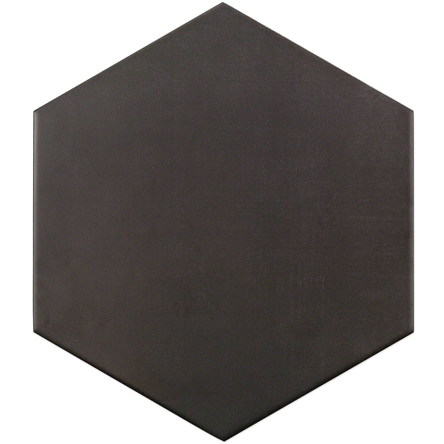 Paige Antracite 10" Hexagon Matte Cement Look Porcelain Tile