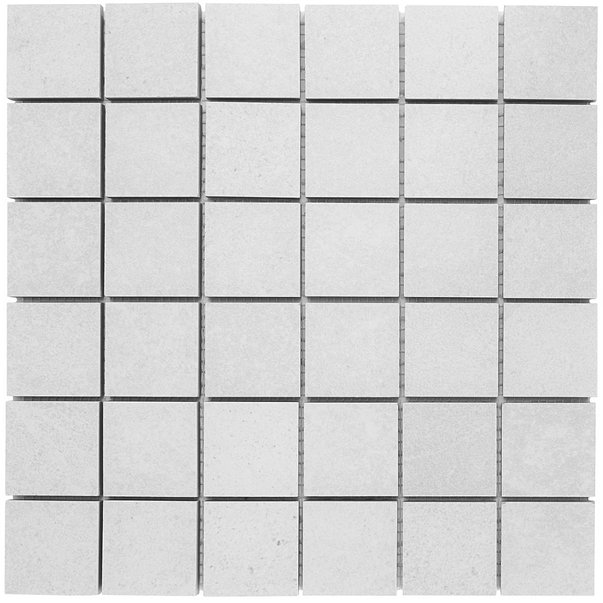 Fordham Bianco 2x2 White Matte Porcelain Mosaic for Floor and Wall