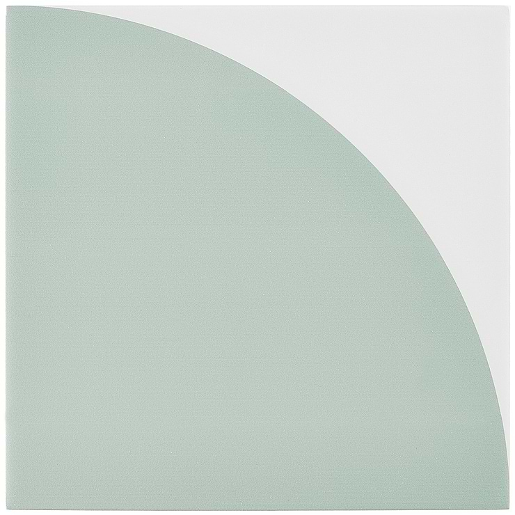 Stacy Garcia Maddox Deco Floor Mineral Green 8x8 Matte Porcelain Tile