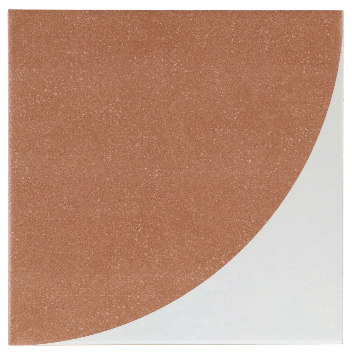Stacy Garcia Maddox Deco Floor Terracota Orange 8x8 Matte Porcelain Tile
