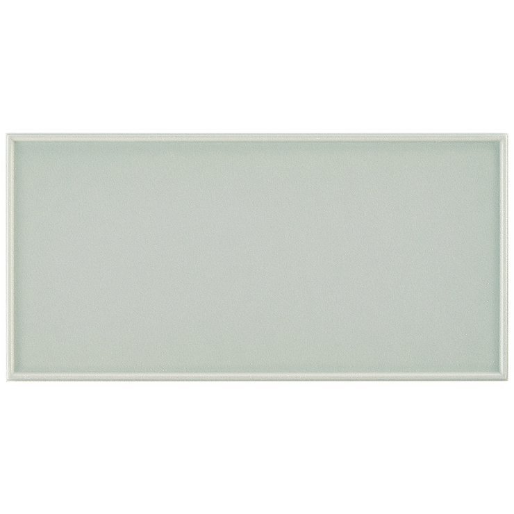 Stacy Garcia Maddox Frame Mineral Green 4x8 Matte Ceramic Subway Tile