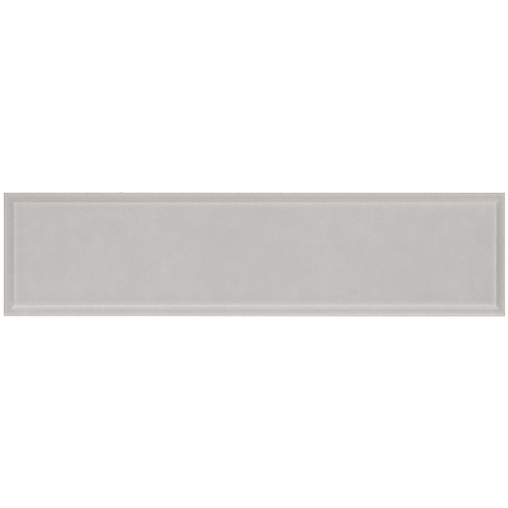 Eastside Mix Ecru Framed Glossy and Beveled Matte 2x9 Ceramic Tile      