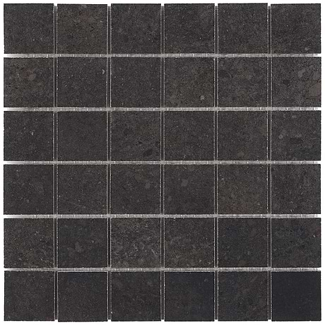 Bronx Black 2x2 Matte Porcelain Mosaic Tile