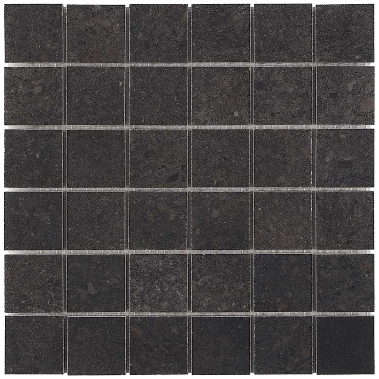 Bronx Black 2x2 Matte Porcelain Mosaic Tile