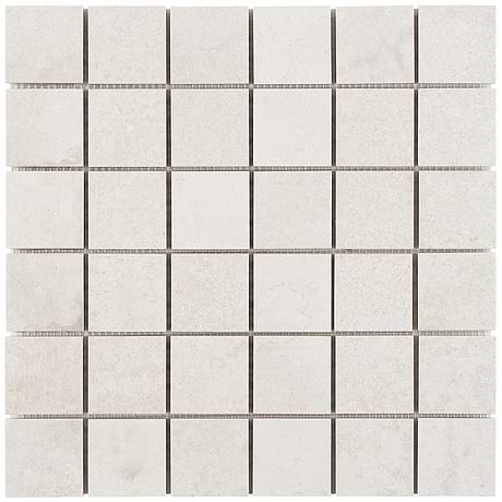 Bronx White 2x2 Matte Porcelain Mosaic Tile