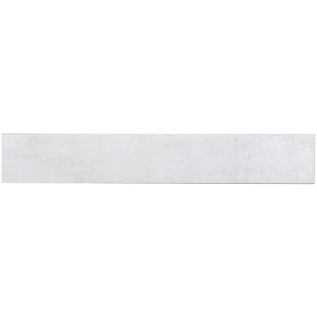 Holland Blanc Light Gray 4x24 Matte Porcelain Bullnose