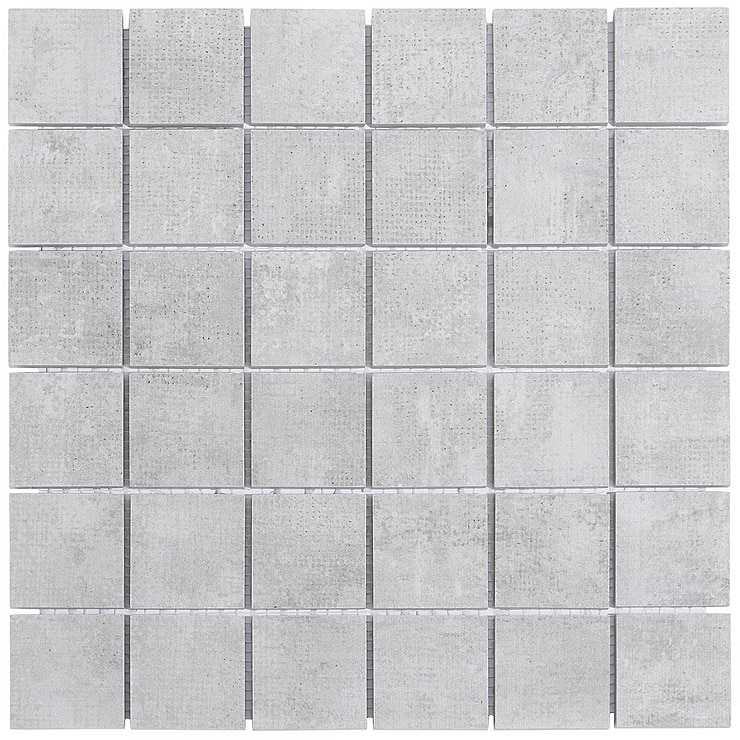 Holland Fog Medium Gray 2x2 Matte Porcelain Mosaic Tile