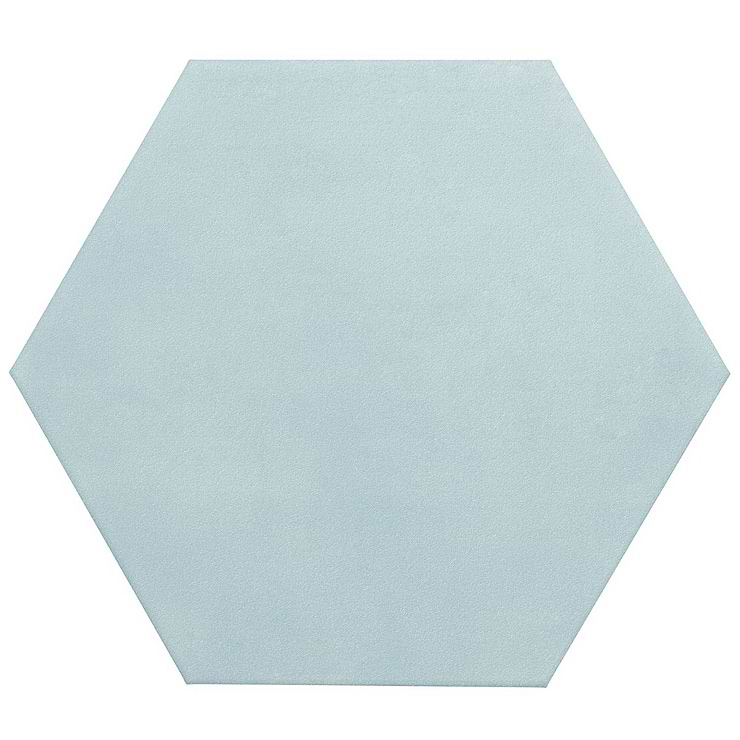 HexArt Turquoise 8" Hexagon Matte Porcelain Tile