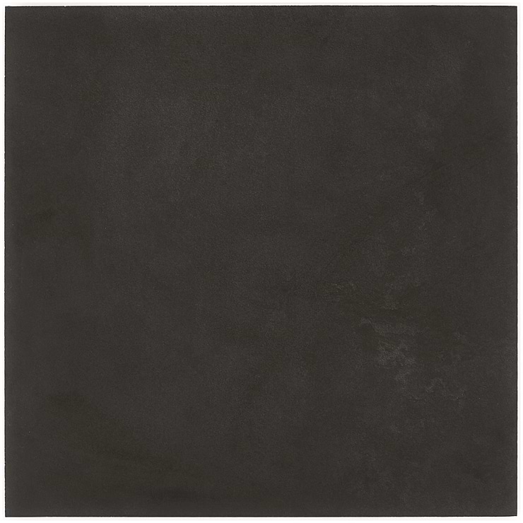 Art Geo by Elizabeth Sutton Cement Black 8x8 Matte Porcelain Tile