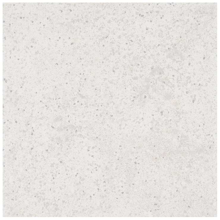Art Geo by Elizabeth Sutton Terrazzo White Grigio 8x8 Matte Porcelain Tile