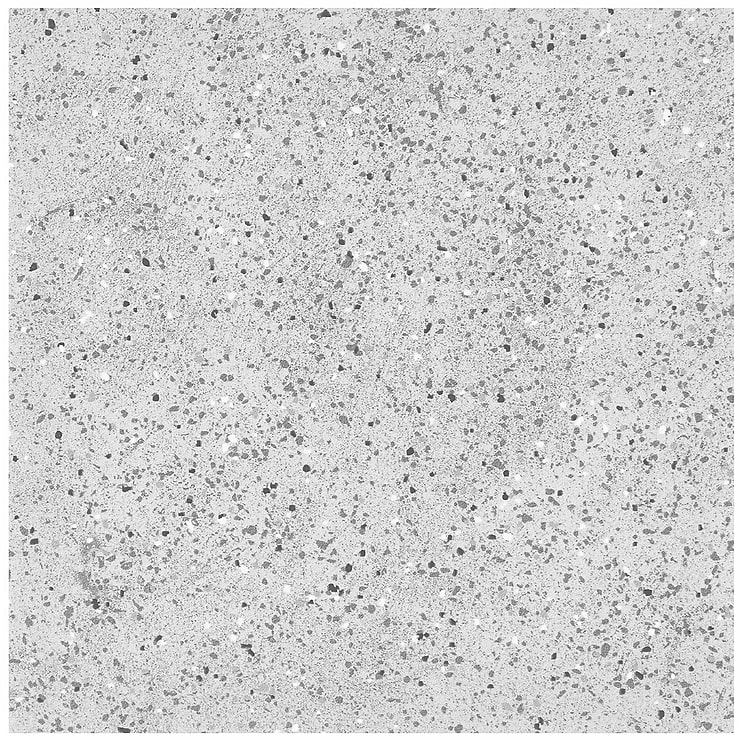 Art Geo by Elizabeth Sutton Terrazzo Gray 8x8 Matte Porcelain Tile