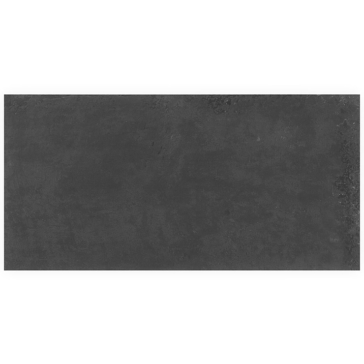 Portrait Black Gold 12x24 Matte Porcelain Tile