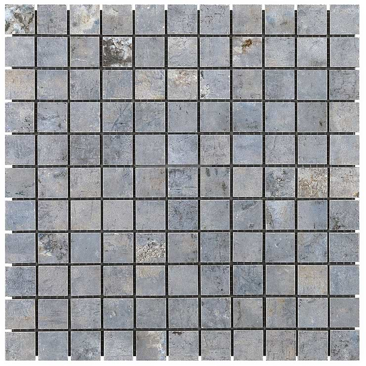 Portrait Ocean Blue 1x1 Matte Porcelain Mosaic Tile