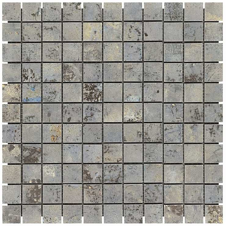 Portrait Sage Gray 1x1 Matte Porcelain Mosaic Tile