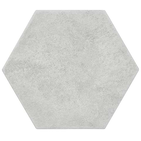 Terra Pompeii Blanco White 8" Hexagon Matte Porcelain Tile