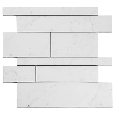 DreamStone Carrara Giola Railroad Matte Porcelain Mosaic