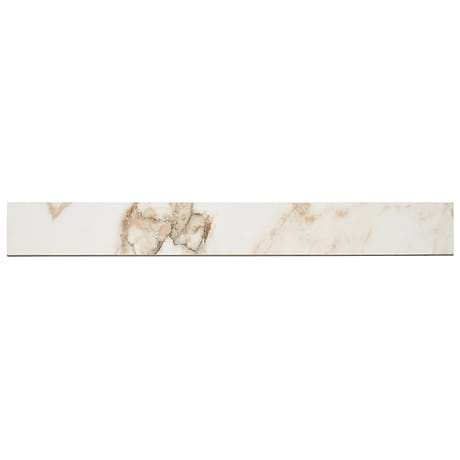 DreamStone Calacatta Rustico 3x24 Polished Porcelain Bullnose