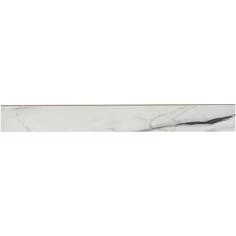 DreamStone Panda White 3x24 Polished Porcelain Bullnose