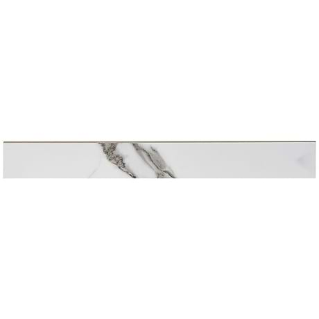 DreamStone Statuario Valley 3x24 Polished Porcelain Bullnose