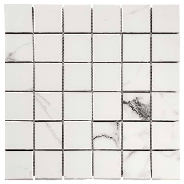DreamStone Statuario Venato 2x2 Matte Porcelain Mosaic