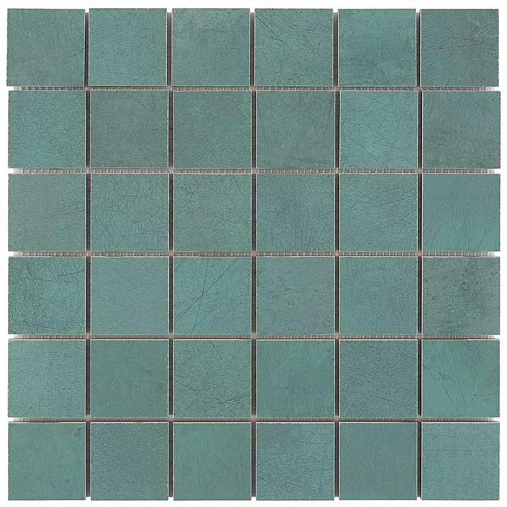 Bond Viridum Green 2x2 Matte Porcelain Mosaic Tile